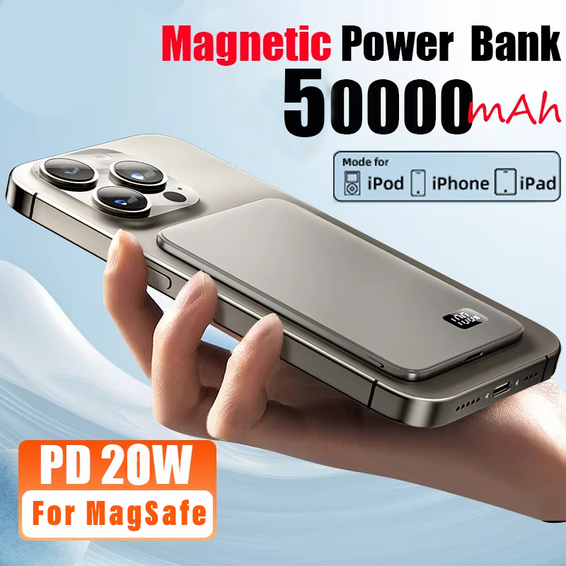 Phone Accessories Magnetic - 50000mAh Ultra Cienki Power Bank Magnetyczny