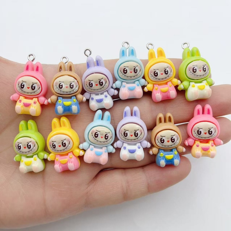 Phone Accessories Charms - 10 szt. Urocze zawieszki z żywicy
