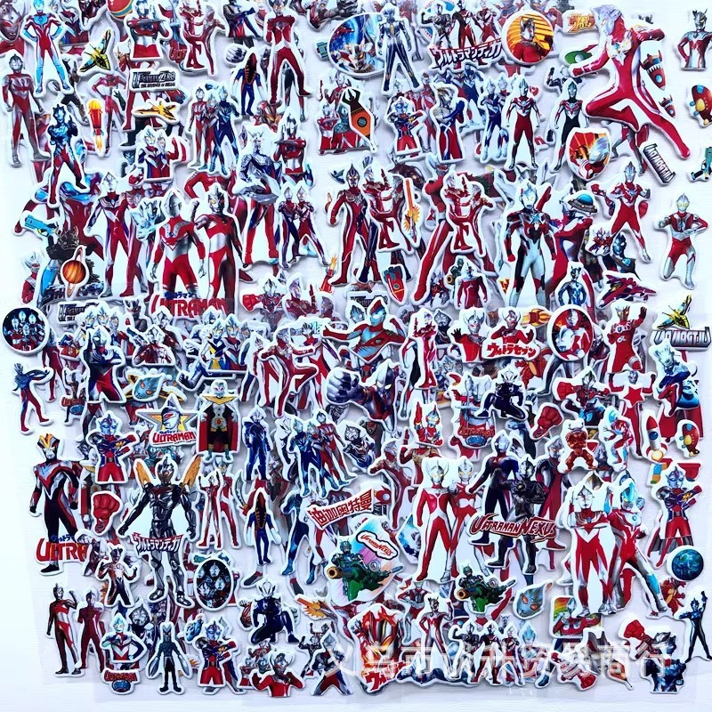 Phone Accessories For Kids - 10 szt. Naklejki 3D z Ultramanem