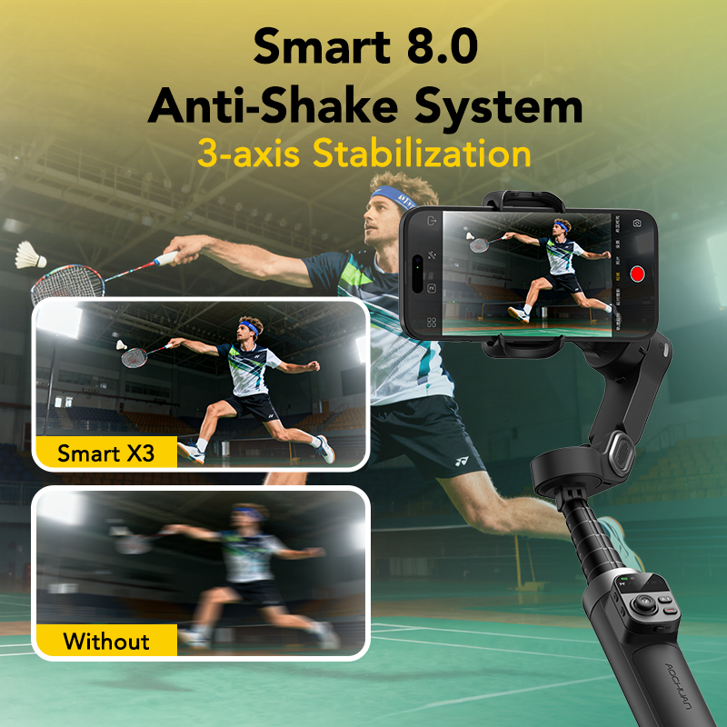 AOCHUAN Smart X3 360 °   Stabi – Selfie Stick Tripod recenzja i cena