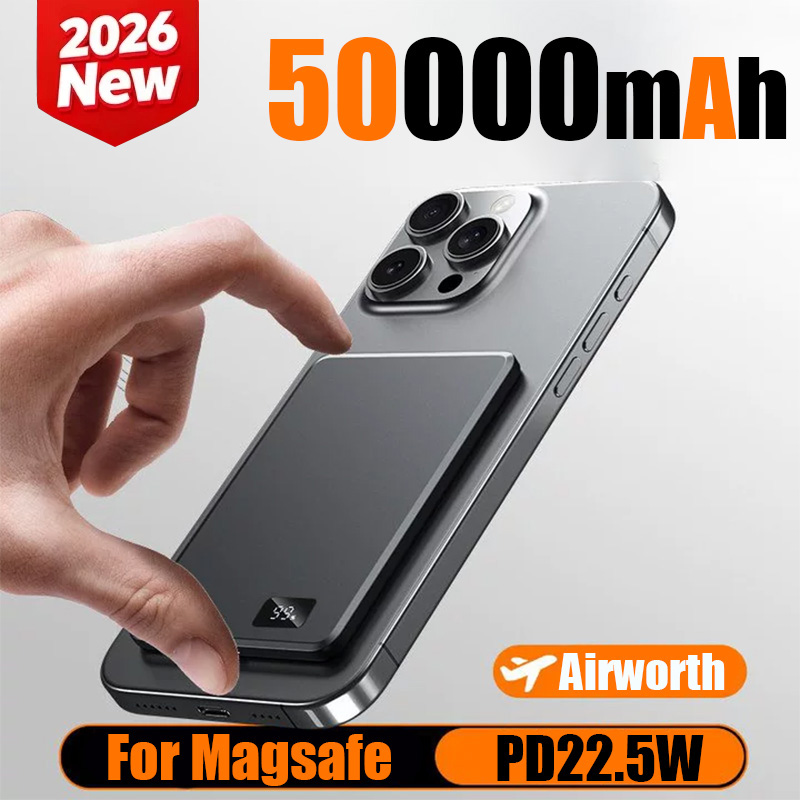 50000mAh Ultra Cienki Power Ba – Phone Accessories Magnetic recenzja i cena