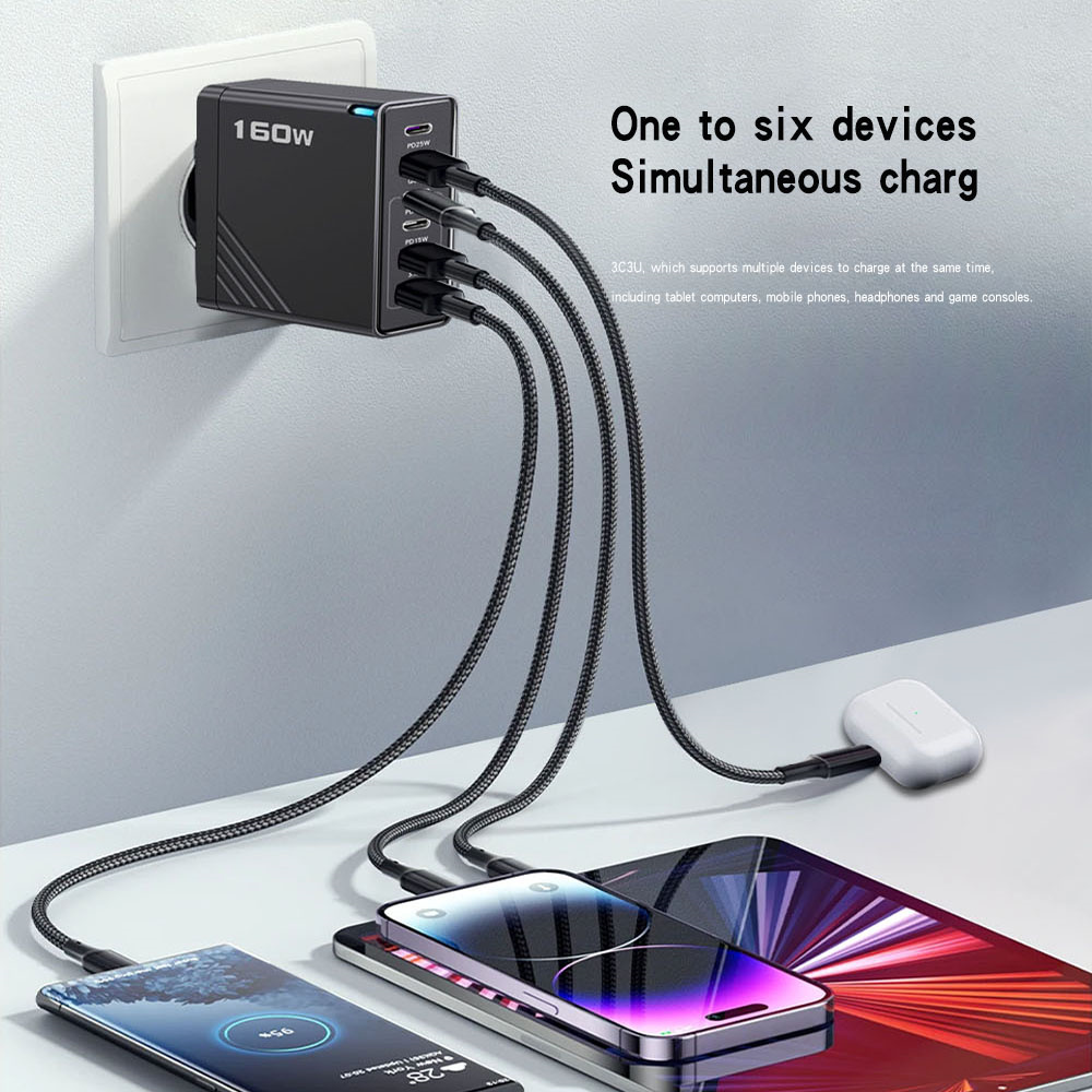 Ładowarka USB-C Multi Port 160 – Phone Accessories Wholesale recenzja i cena