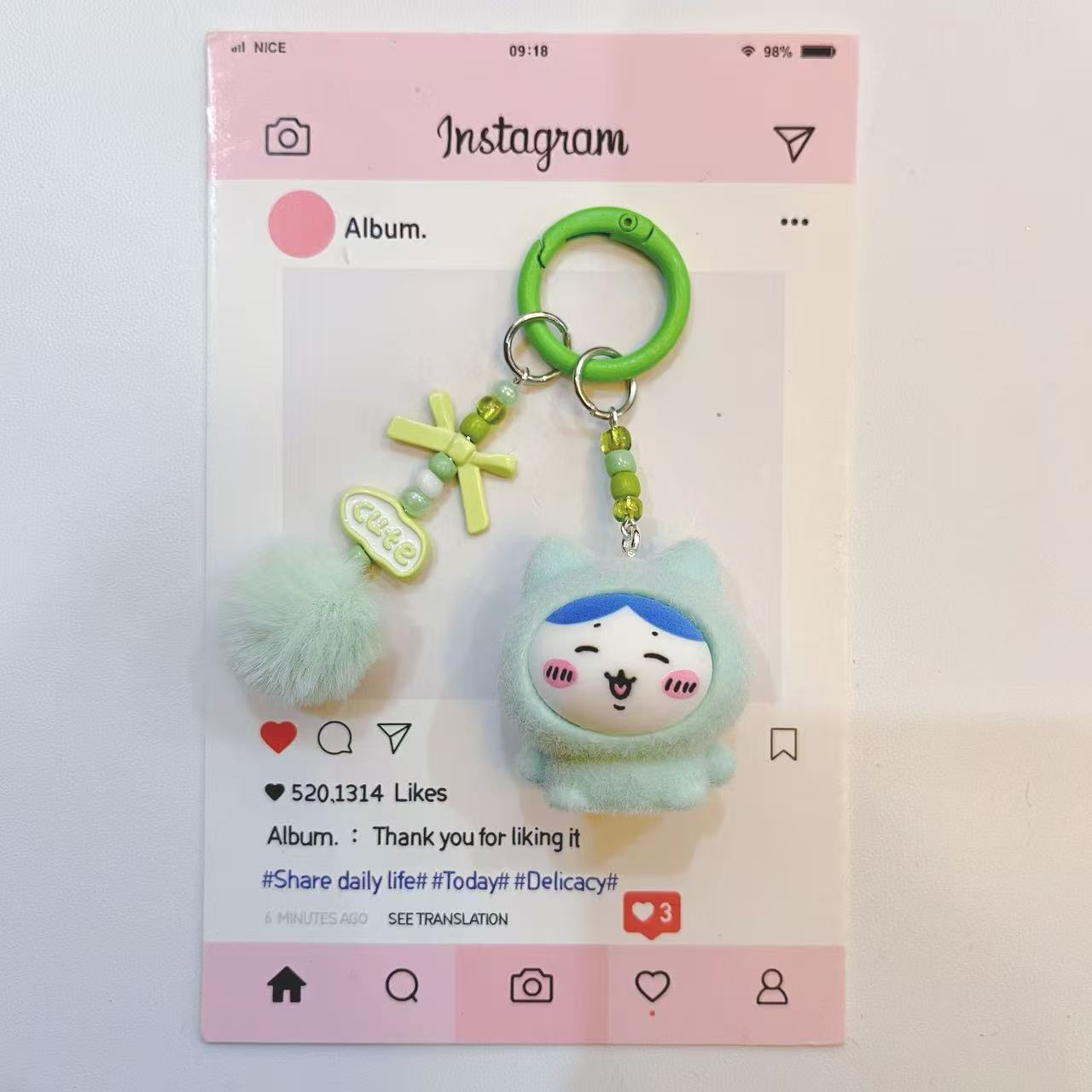 Breloczek z flokowaną powłoką, – Phone Accessories For Kids recenzja i cena