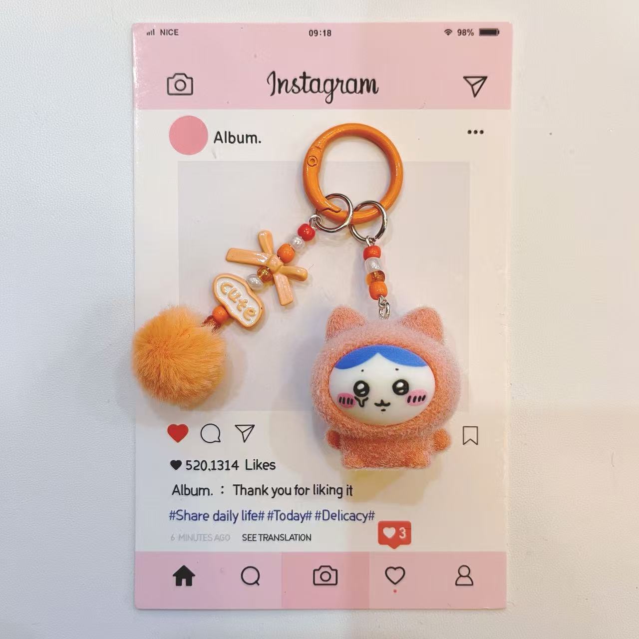 Breloczek z flokowaną powłoką, – Phone Accessories For Kids recenzja i cena