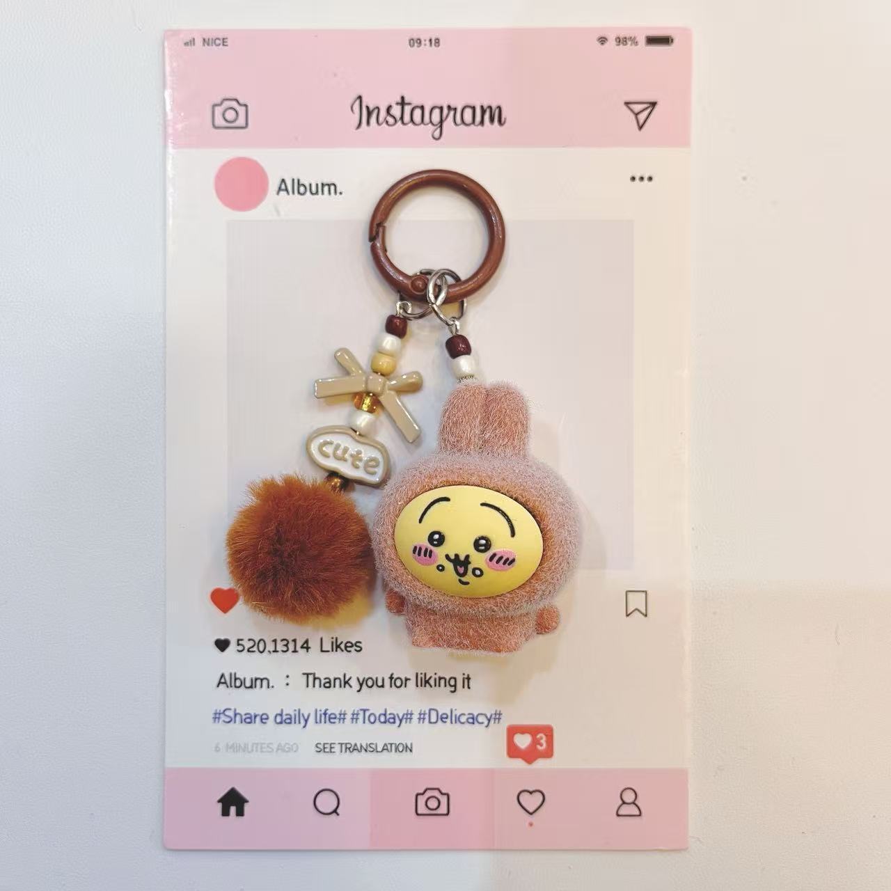 Breloczek z flokowaną powłoką, – Phone Accessories For Kids recenzja i cena