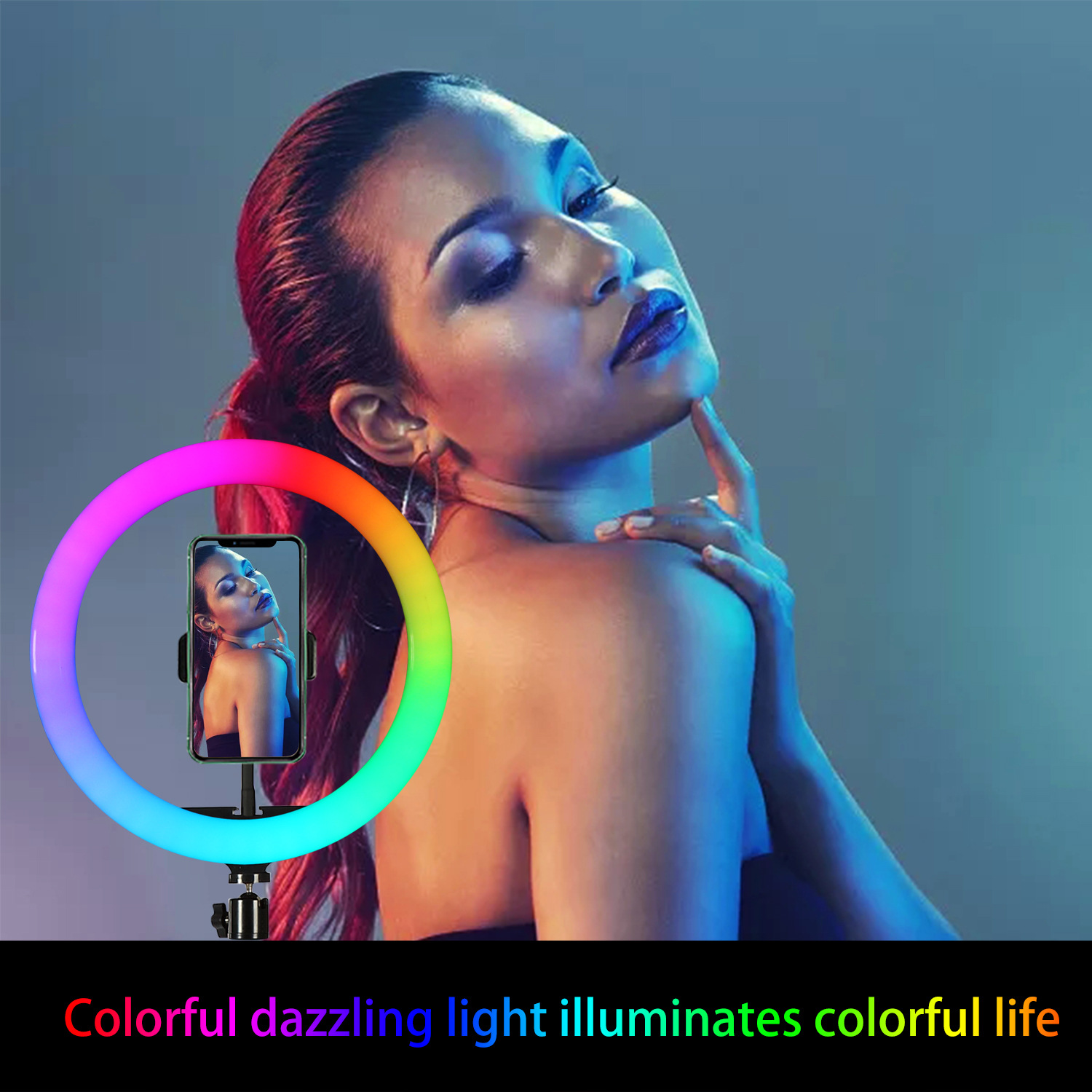 10-calowa (26 cm) lampa pierśc – Selfie Stick Tripod recenzja i cena