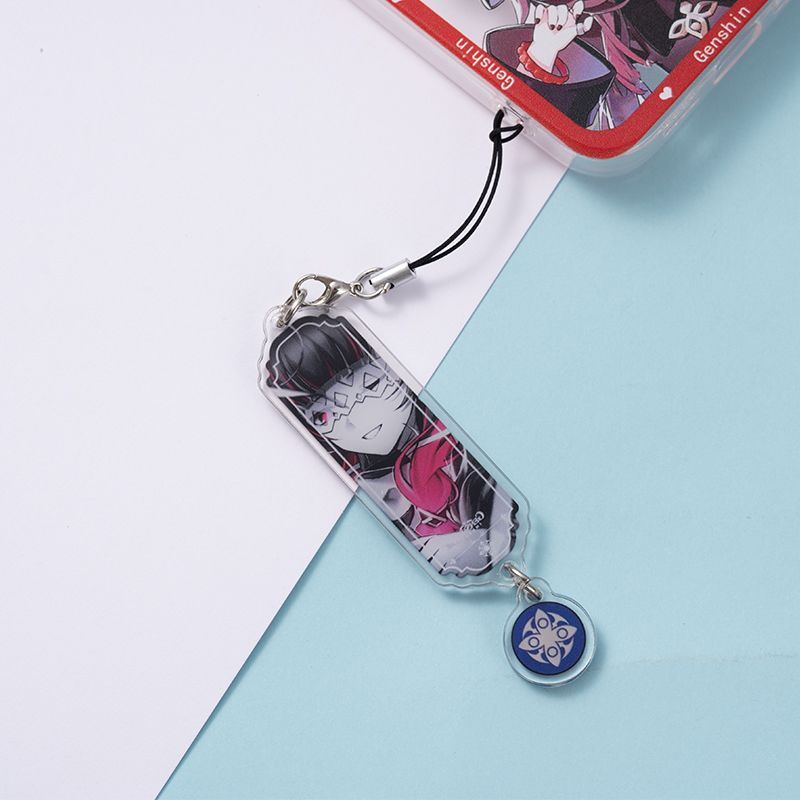 8 szt. Anime Breloczek Genshin – Phone Accessories Charms recenzja i cena